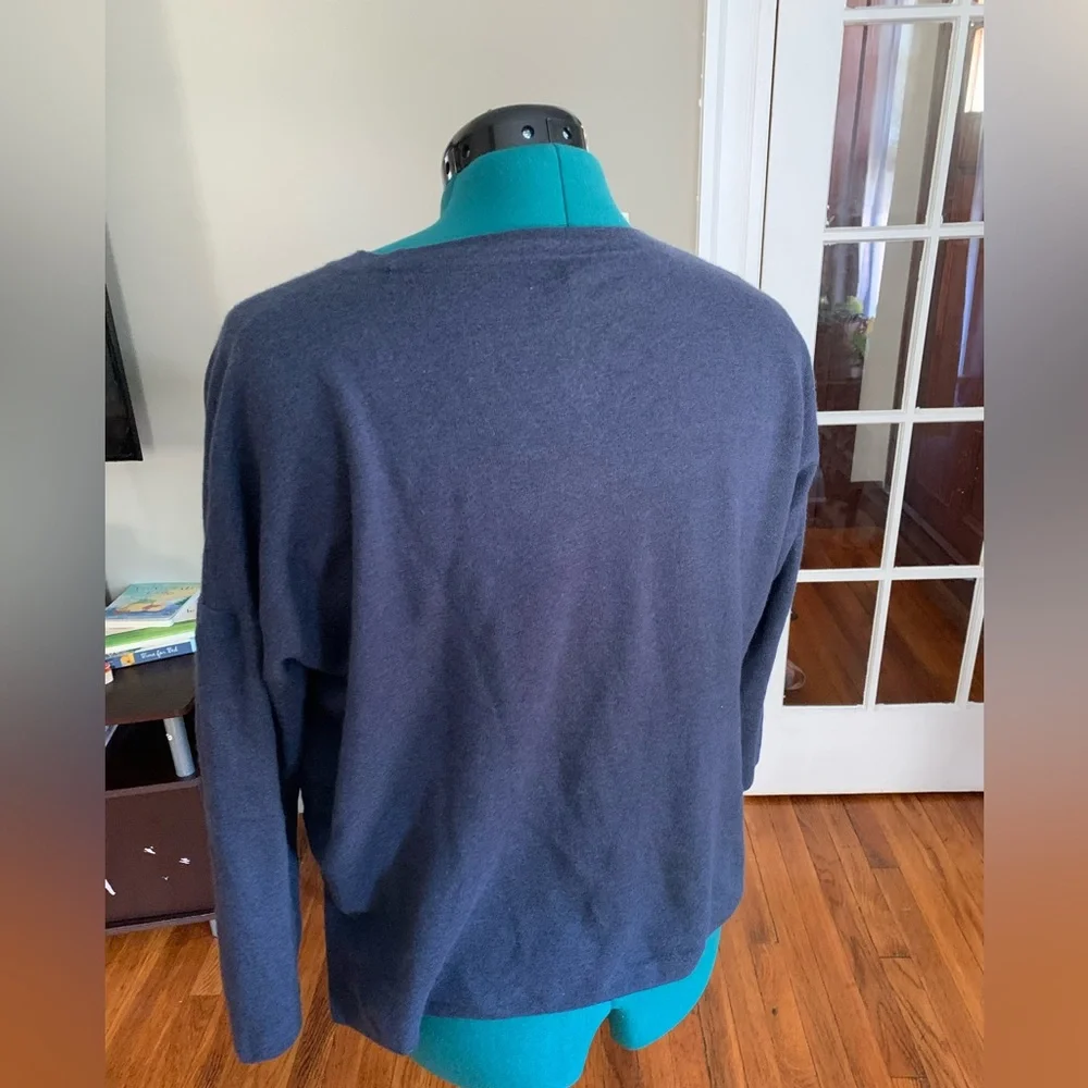 Eileen Fisher 100% superfine merino wool scoop neck sweater M EUC - Picture 4 of 12